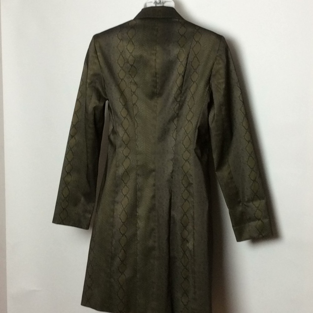 Cache Snakeskin Long Jacket Size 4 - image 3